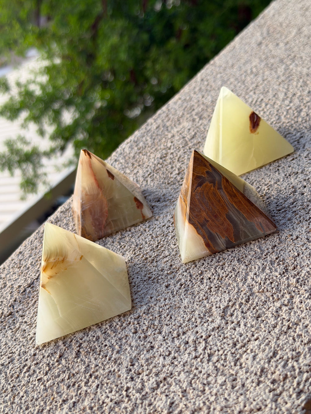 Green Onyx 2” Pyramids