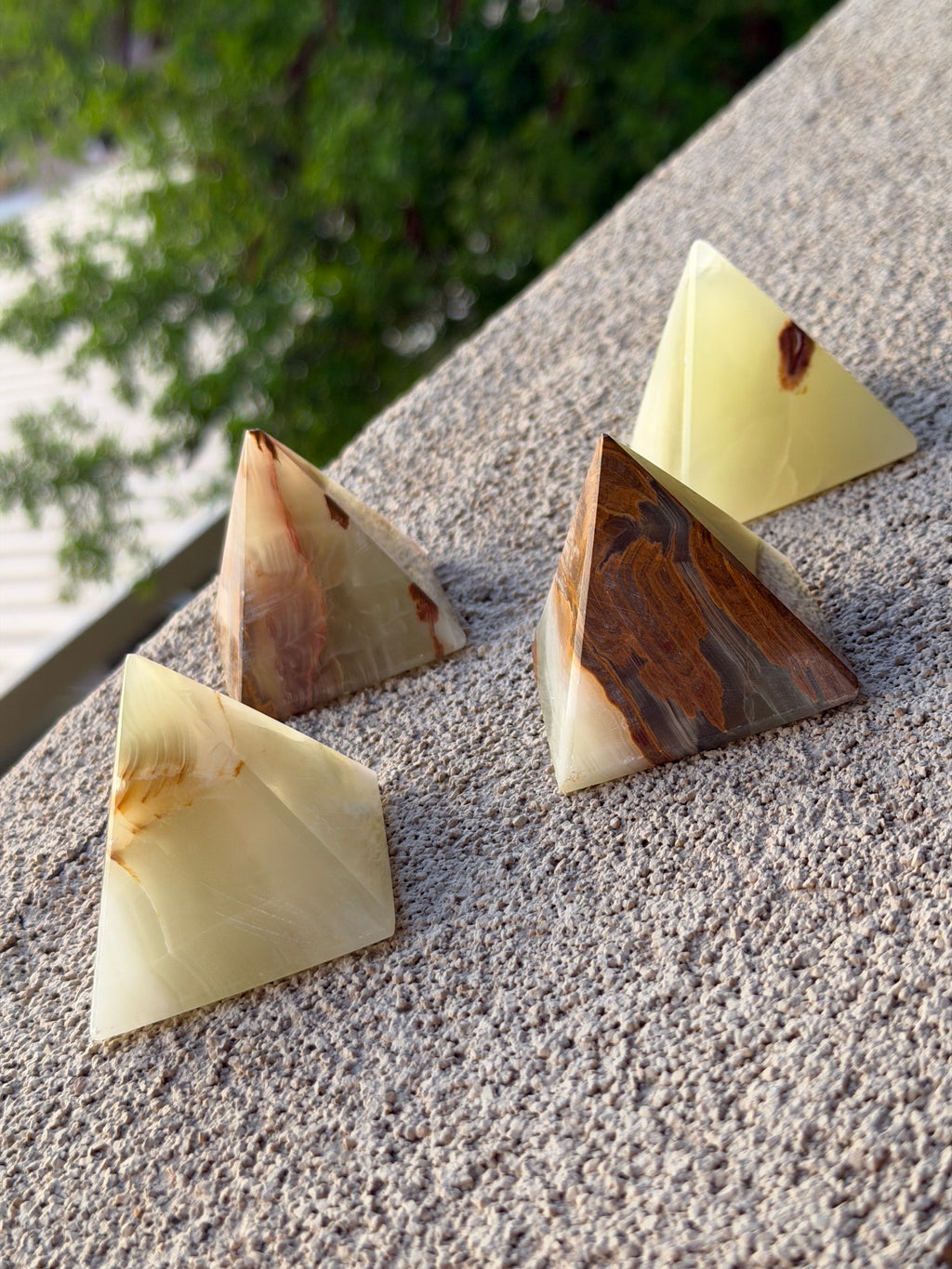 Green Onyx 2” Pyramids